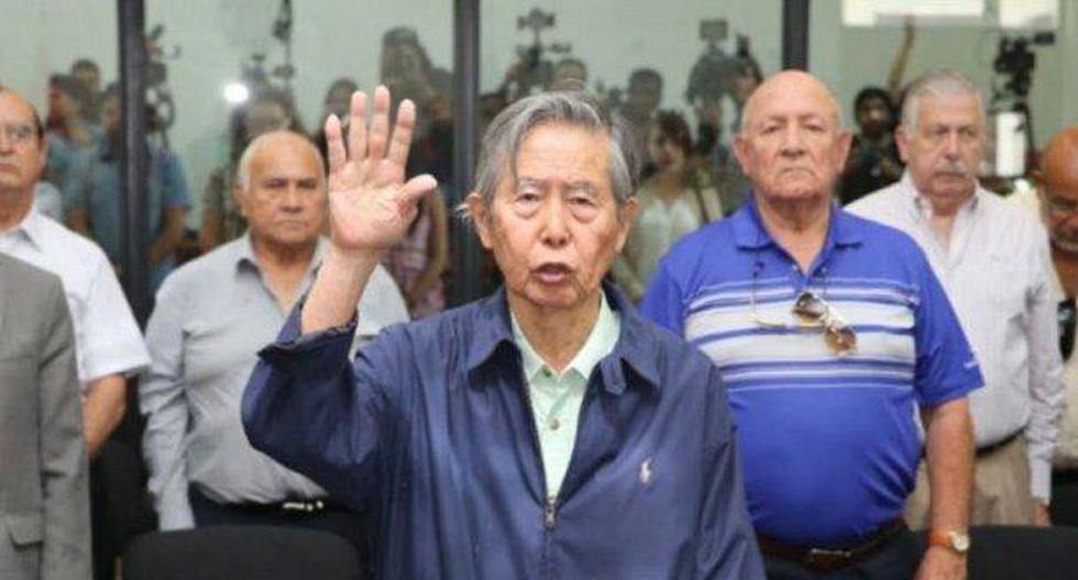 Alberto Fujimori estuvo en la audiencia en la que se evalúa el pedido de la Fiscalía para ordenar un impedimento de salida del país. (Foto: Andina)
