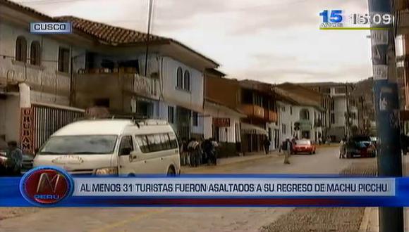 Asaltan a turistas peruanos en vía Ollantaytambo - Cusco