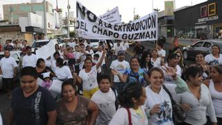 Simpatizantes de 'El Chapo' Guzmán vuelven a marchar en Sinaloa