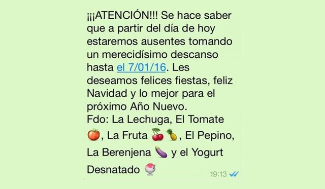 Estos son 10 mensajes para poder decir Feliz Navidad por WhatsApp. (Foto: WhatsApp)