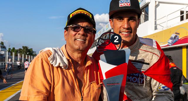 'Riflo' Flores alcanzó el subcampeonato de la Porsche GT3 Cup en Argentina. (Foto: Difusión)