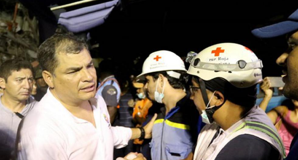 Rafael Correa agradece apoyo de Perú. (Foto: Andina)