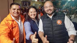 Keiko Fujimori participó en acto de campaña de Diethell Columbus