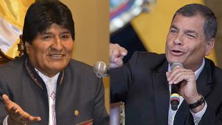 Evo Morales ve "injerencia" de EE.UU. tras el pedido de cárcel para Rafael Correa