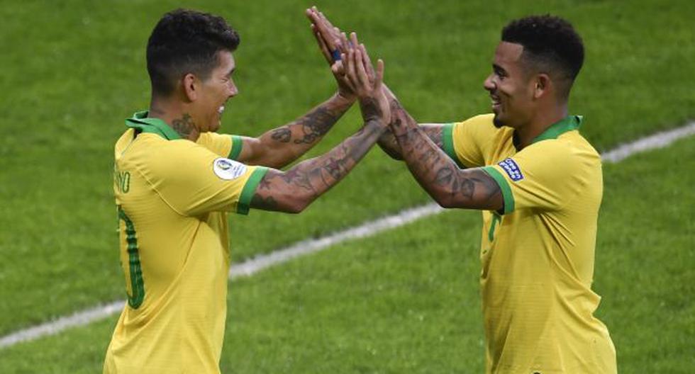 Brasil jugará contra Perú el 9 de septiembre en Recife. Roberto Firmino y Gabriel Jesus no podrán ser parte del once de la 'canarinha'. (Foto: AFP)