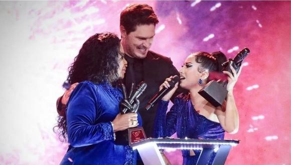 Lita Pezo celebró con emoción su triunfo en el programa de canto "La Voz Perú". (Foto: Rayo en la Botella)