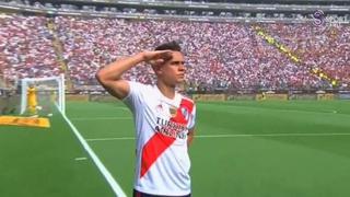 Rafael Santos Borré convirtió el 1-0 con un gran remate dentro del área | VIDEO