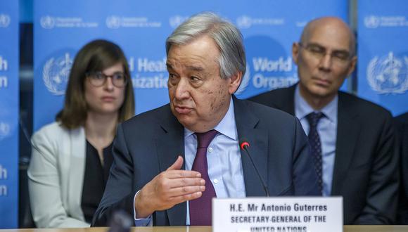 Secretario general de la ONU, Antonio Guterres, resondró a los países miembros de la comunidad. (Foto: AFP)
