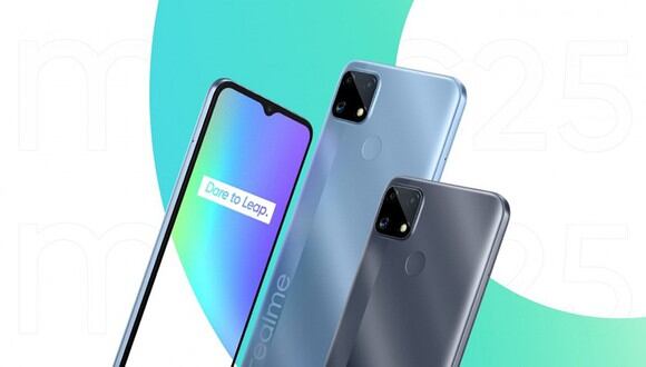 Conoce todos los detalles del nuevo smartphone de gama media, el Realme C25. (Foto: Realme)