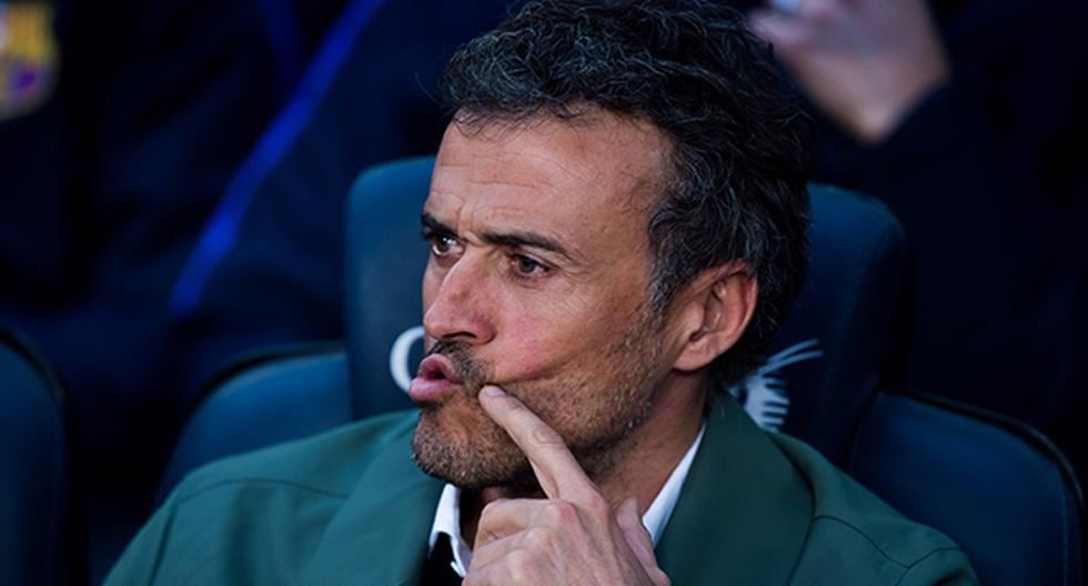 Luis Enrique Martínez, técnico del FC Barcelona, no contuvo su enojo en la conferencia de prensa tras la derrota ante el Málaga en La Rosaleda. (Foto: Getty Images)