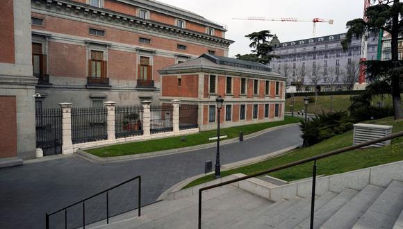 Museo El Prado cerrado en Madrid por el coronavirus.