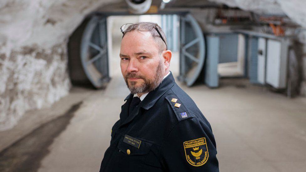 Tomi Rask, a civil defense trainer in Helsinki, recalls that since he was a child he was taught the need to be prepared and not leave anything to chance.  (GETTY IMAGES).