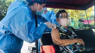 Región San Martín registra un avance del 92,4% en vacunación de adultos mayores 