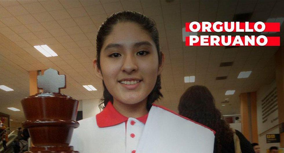 La alumna Fiorella Contreras obtuvo la medalla de oro en la categoría sub 12 femenino con un total de 8.5 puntos. (Foto: Facebook Saco Oliveros)