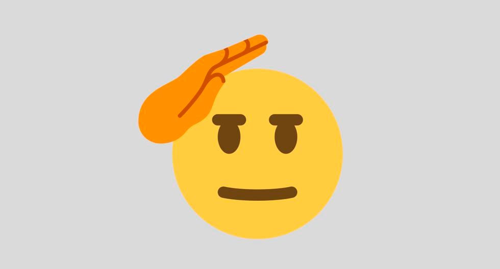 Significado del emoji de saludo militar en WhatsApp