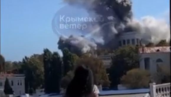 Budanov evitó decir si en el ataque se utilizaron misiles suministrados por las potencias occidentales. (Foto: Captura de video)