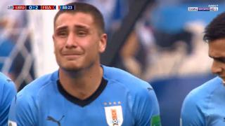 Uruguay vs. Francia: el estremecedor llanto de Josema Giménez a poco del término del encuentro
