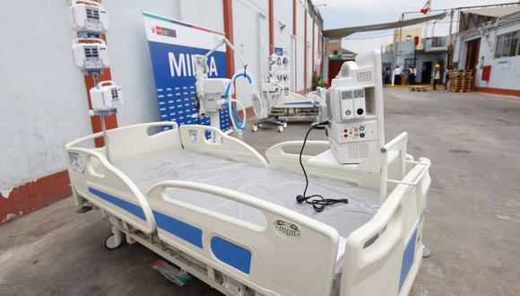 Los kits de UCI constan de equipos biomédicos que permiten atender a los pacientes de COVID-19 que hacen casos graves. (Foto: Minsa/Twitter)