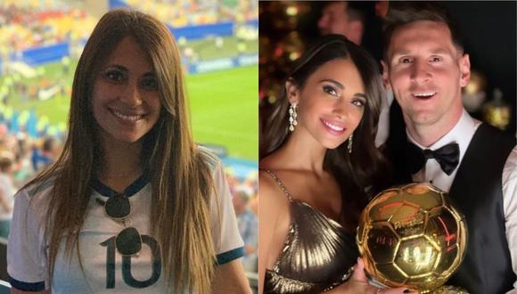 Antonela Rocuzzo y su emotiva celebración tras la clasificación de Argentina en Qatar 2022. (Foto: Instagram)