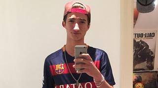 Hijo de Mourinho celebra goleada del Barcelona a Real Madrid