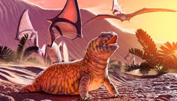Descubren especie de lagarto que vivió hace 80 millones de años