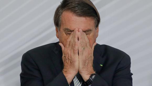 Jair Bolsonaro dice que Brasil está quebrado y que él no puede hacer nada. (Sergio Lima / AFP).
