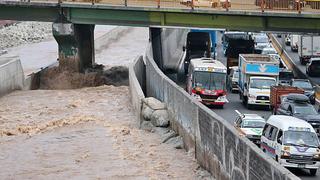 Vía Parque Rímac sin daños por aumento de caudal del río