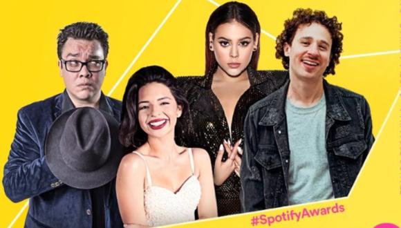La gala del Spotify Awards tendrá lugar el próximo 5 de marzo en el Auditorio Nacional de la Ciudad de México. (Foto: @SpotifyMexico)