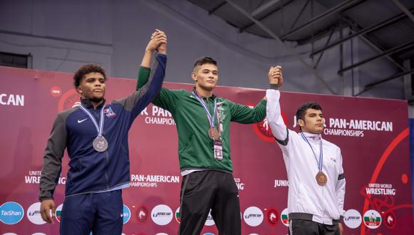 Miguel Silva ganó medalla de bronce en los 77 kg. (Foto: United Wolrd Wrestling)