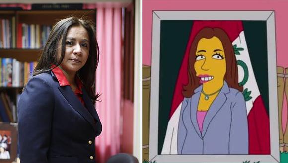 Marisol Espinoza, la vicepresidenta que apareció en Los Simpson
