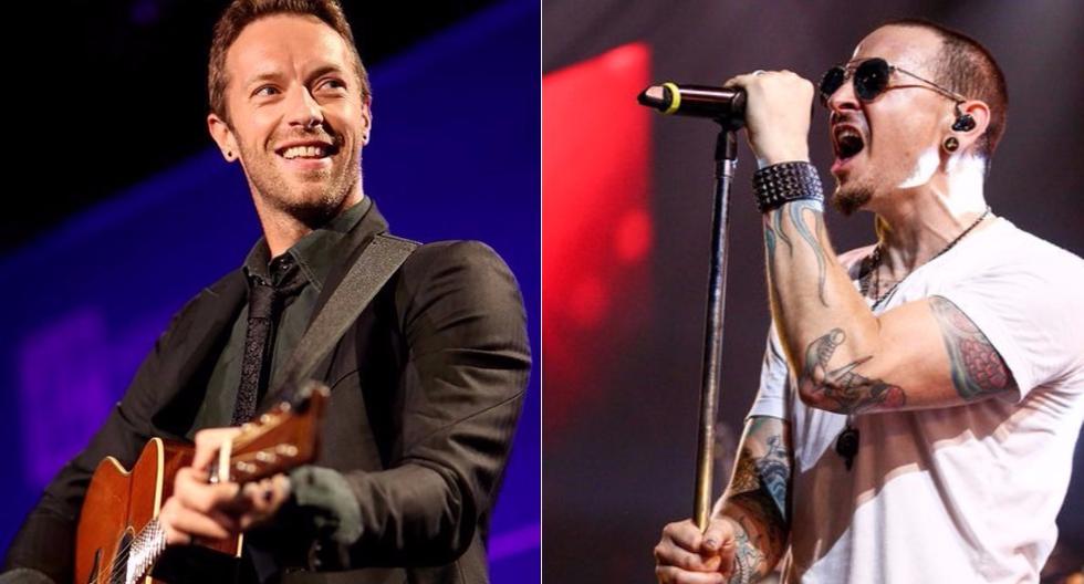 Chris Martin no dudó en brindar un sentido homenaje al vocalista de Linkin Park. (Foto: Getty Images)