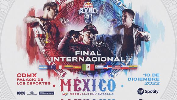 Cuándo y dónde ver la final de Red Bull Batalla Internacional México 2022.
