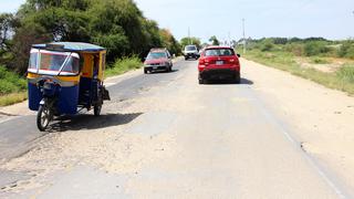 Vía Piura-Catacaos sigue en mal estado y trabajos aún no inician