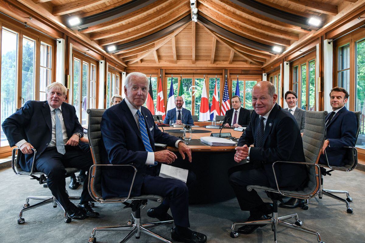 G7 leaders met in recent days in Elmau, Germany, against the backdrop of Russia's war in Ukraine.  (KENNY HOLSTON / POOL / AFP)
