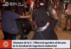 UNFV: universitarios agredieron a decano de Ingeniería Industrial