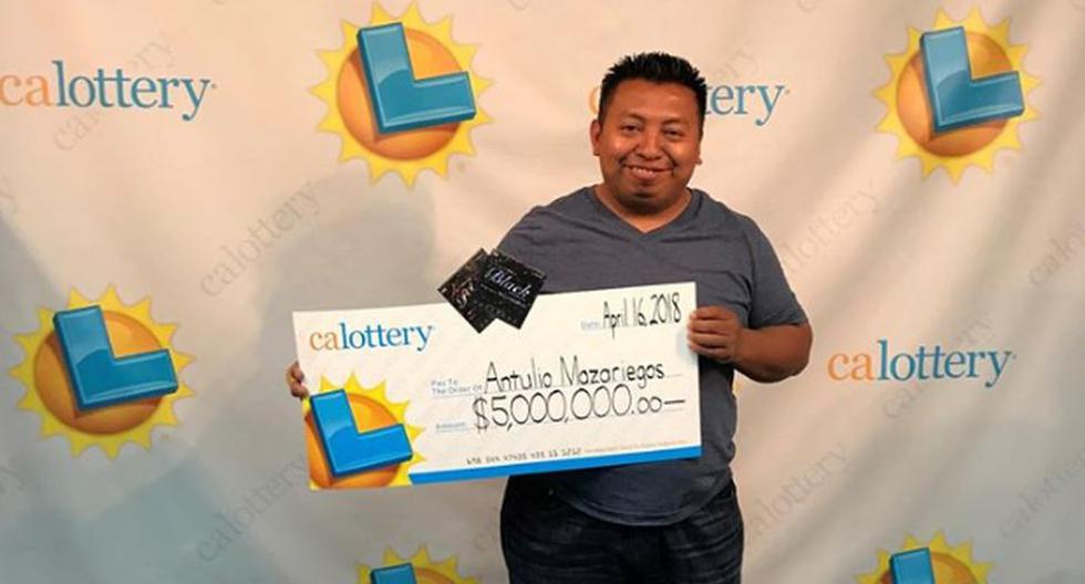 Este hombre se convirtió en millonario tras ganar cuatro veces la lotería en apenas seis meses. Ahora es dueño de un patrimonio económico de 6 millones de dólares (Facebook)