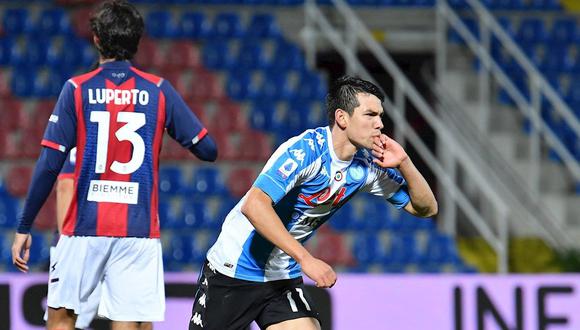 Lozano ya superó los 100 goles a nivel de clubes con la camiseta de Napoli. (Foto: AFP)