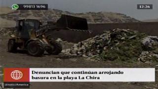 Chorrillos: basural sigue funcionando cerca de playa La Chira
