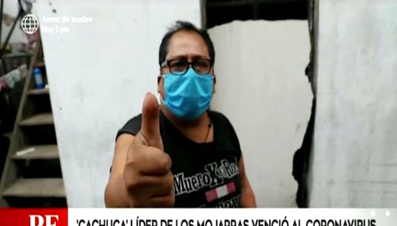 Cachuca, líder de “Los Mojarras”, revela que venció al COVID-19 (Foto: captura video)