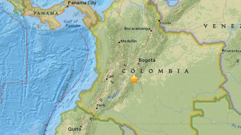 Temblor en Colombia: Cuál fue el último sismo