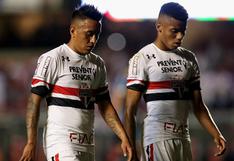 Christian Cueva sentido: volante nacional salió del campo lesionado ante Palmeiras
