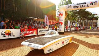 La gran carrera de autos solares de Australia dio inicio [FOTOS]