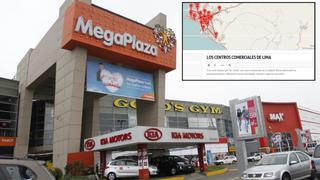 MAPA: la oferta de centros comerciales en Lima y los que vienen