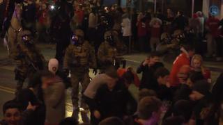 YouTube: así dispersa la policía a hinchas en EE.UU. (VIDEO)
