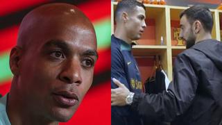 João Mário explicó el ‘frío’ saludo entre Ronaldo y Fernandes: “Fue una broma” 