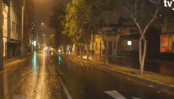 Llovizna de verano sorprendió a limeños y chalacos esta madrugada del jueves 13 de enero | Captura TV Perú