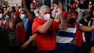 “Cuba va a vivir en paz”, promete Díaz-Canel frente al desafío de opositor