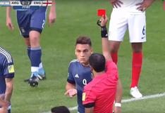 Mundial Sub 20: árbitro expulsó a jugador argentino tras revisión tecnológica [VIDEO]