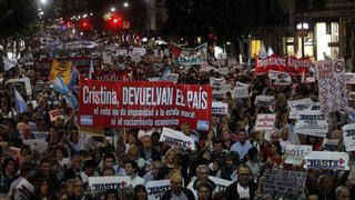 Argentina: miles protestaron en las calles contra Cristina Fernández
