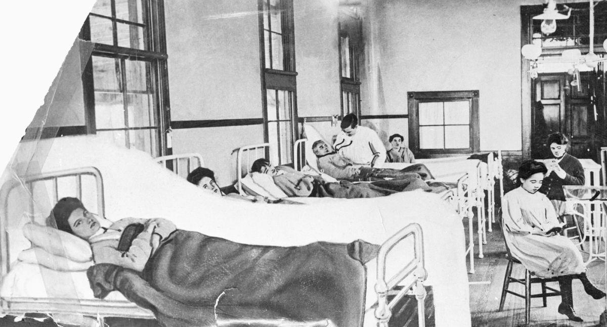 Mary Mallon, known as "Typhoid Mary," was immune to the typhoid she carried. Working as a cook, she spread the disease in New York and ended up quarantined on Brother Island (above) for more than two decades.